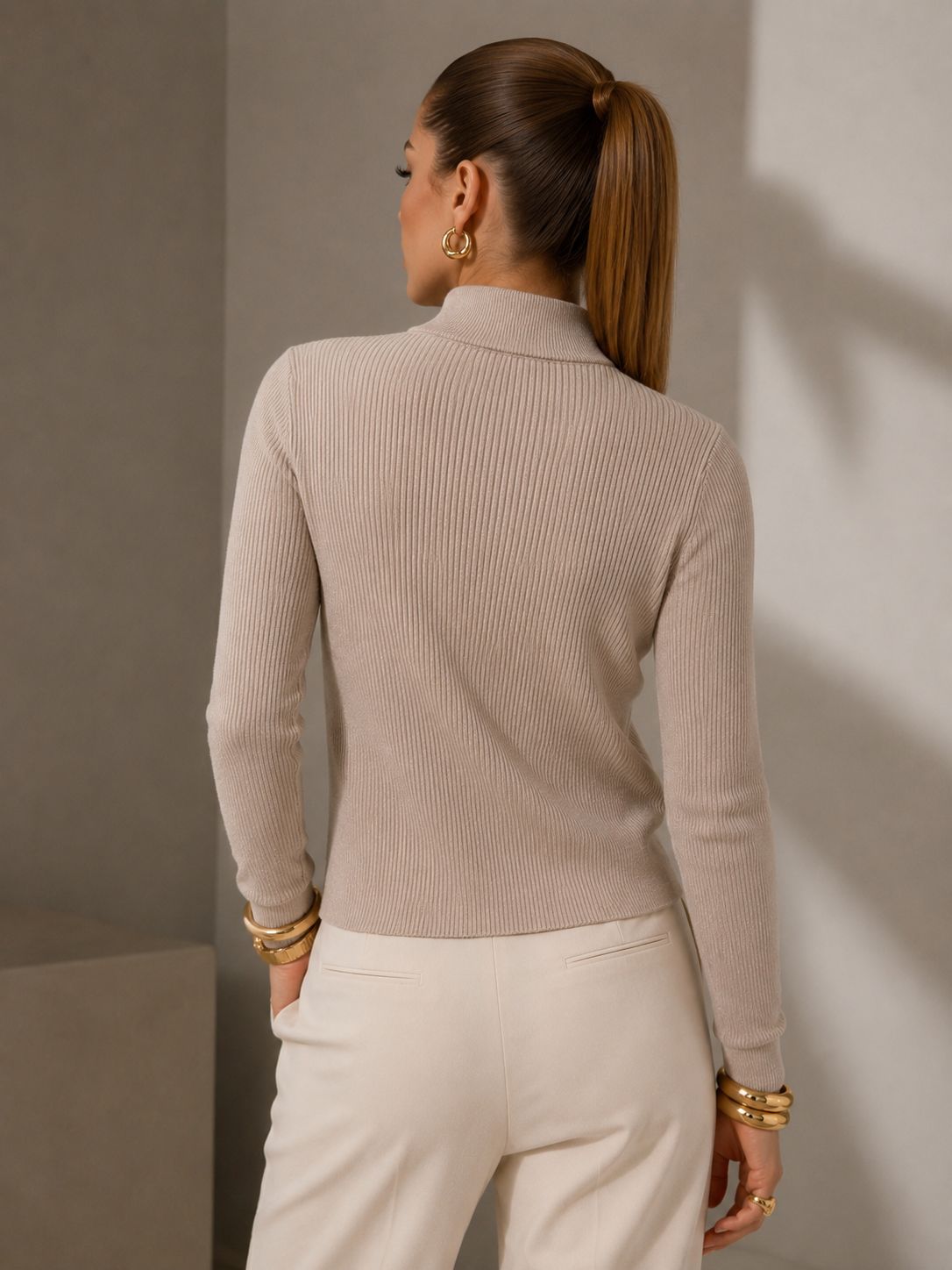 Cemia LA - Classic High Neck Sweater