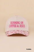 Vanilla Monkey - Running On Coffee &amp; Jesus Two Tone Cotton Hat