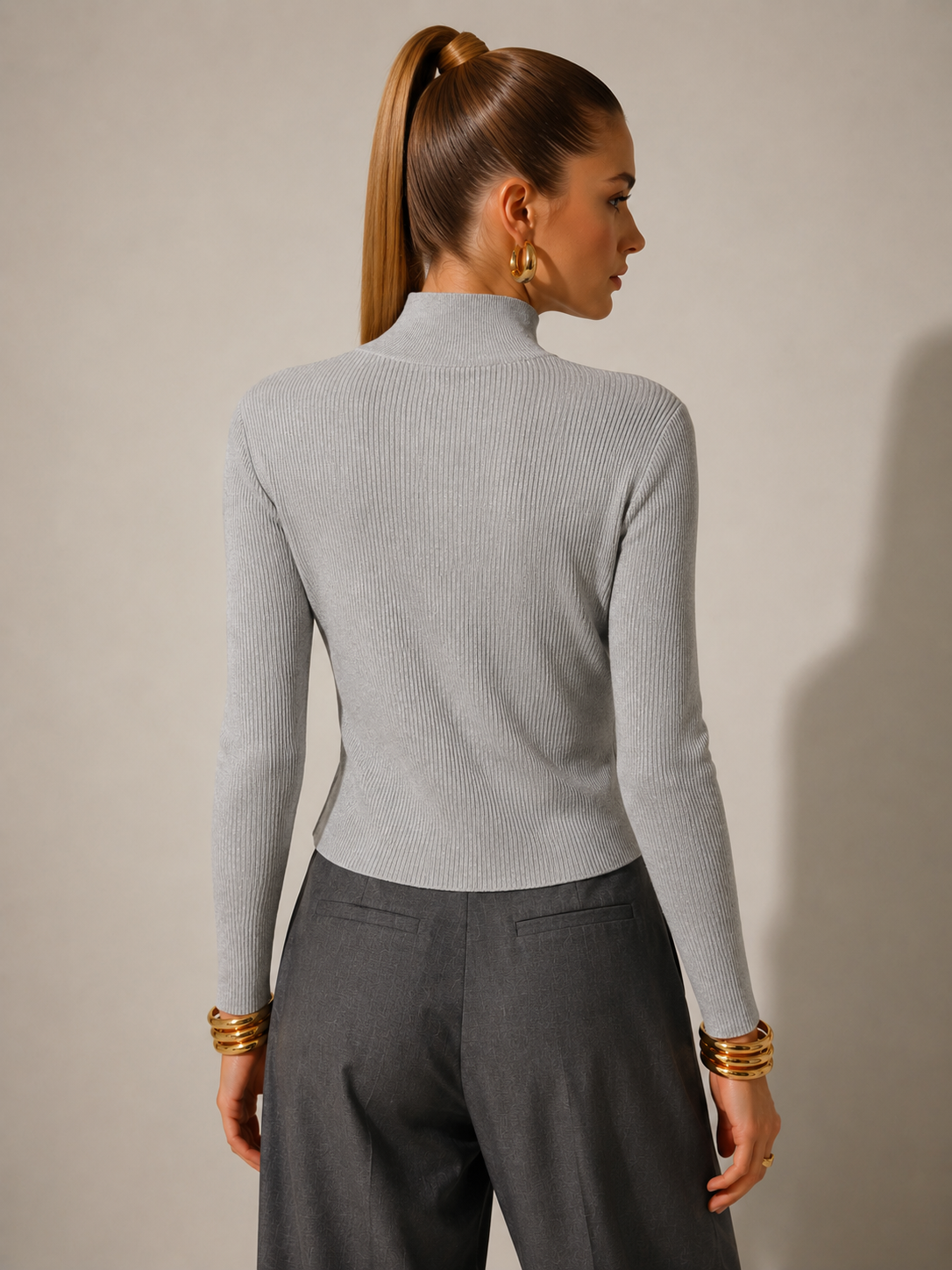 Cemia LA - Classic High Neck Sweater