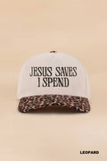 Vanilla Monkey - Jesus Saves I Spend Two Tone Corduroy Cap