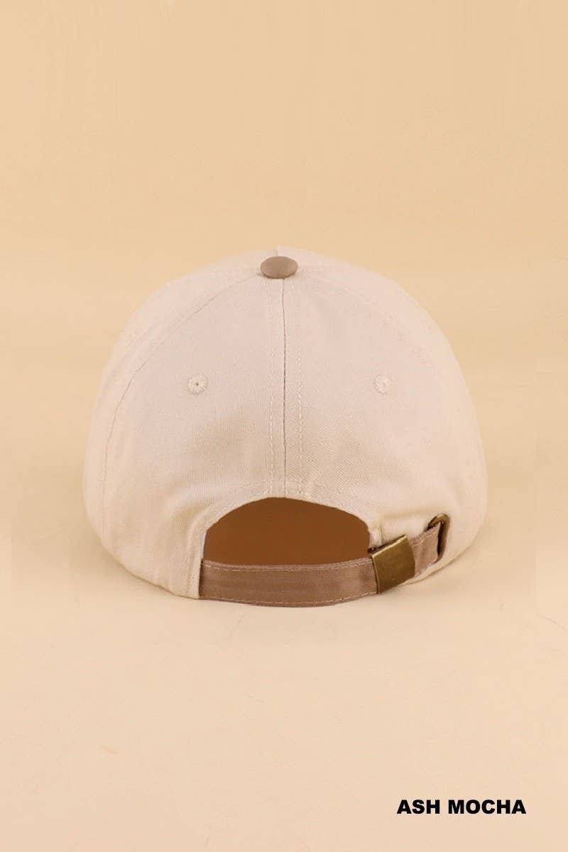 Vanilla Monkey - Running On Coffee &amp; Jesus Two Tone Cotton Hat